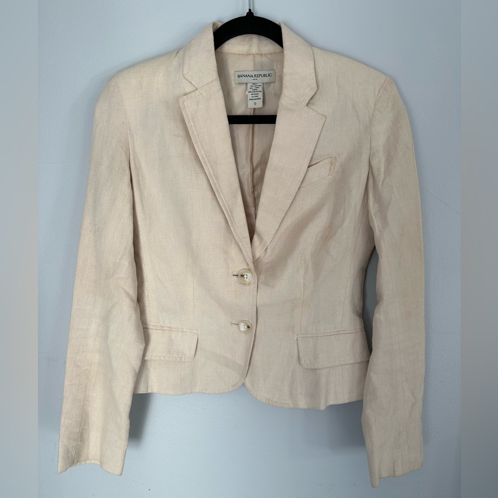 Banana Republic Women's Beige Blazer